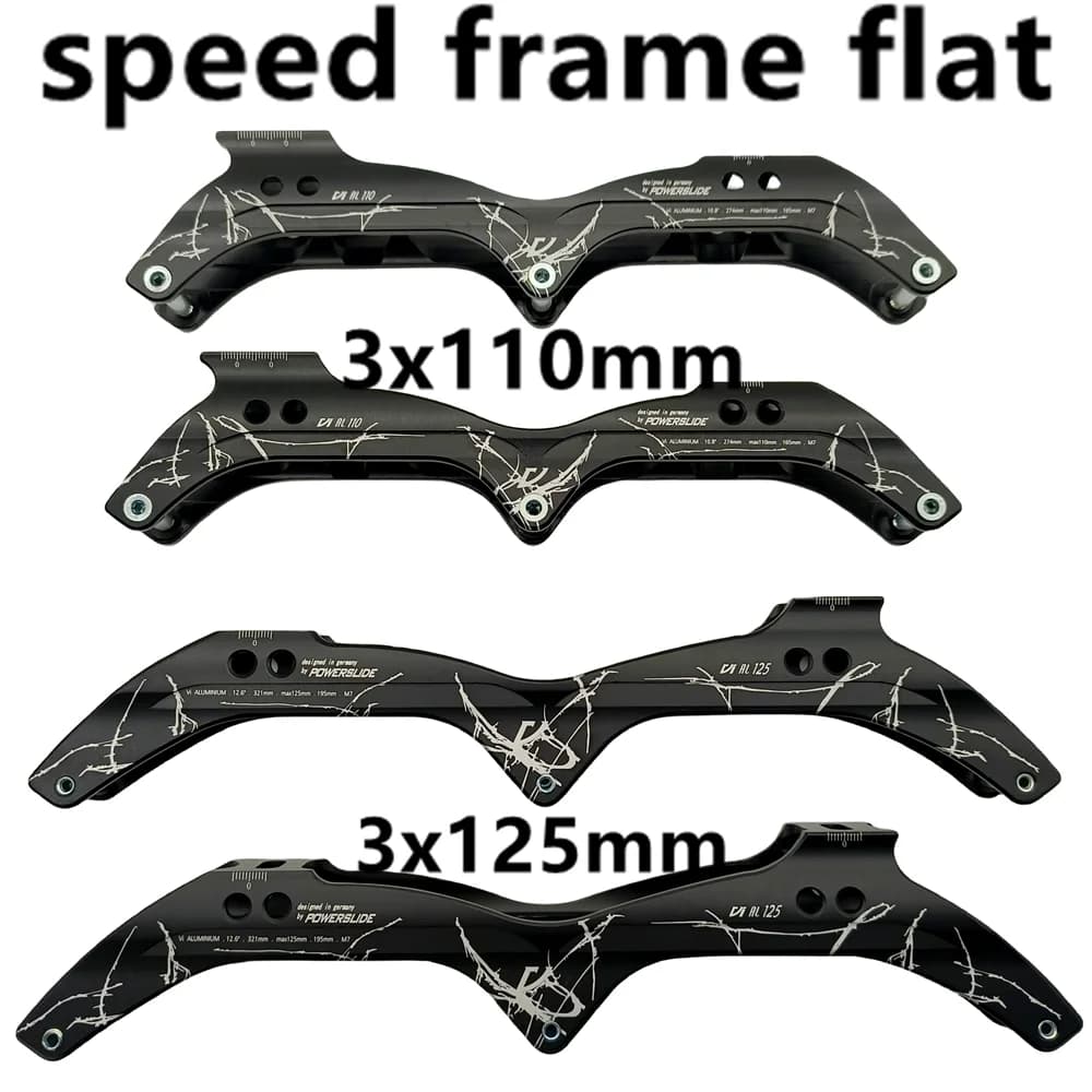 Cadre de patins à roulettes, livraison gratuite, 3x125mm, 3x110mm, 3x90mm, 3x100mm