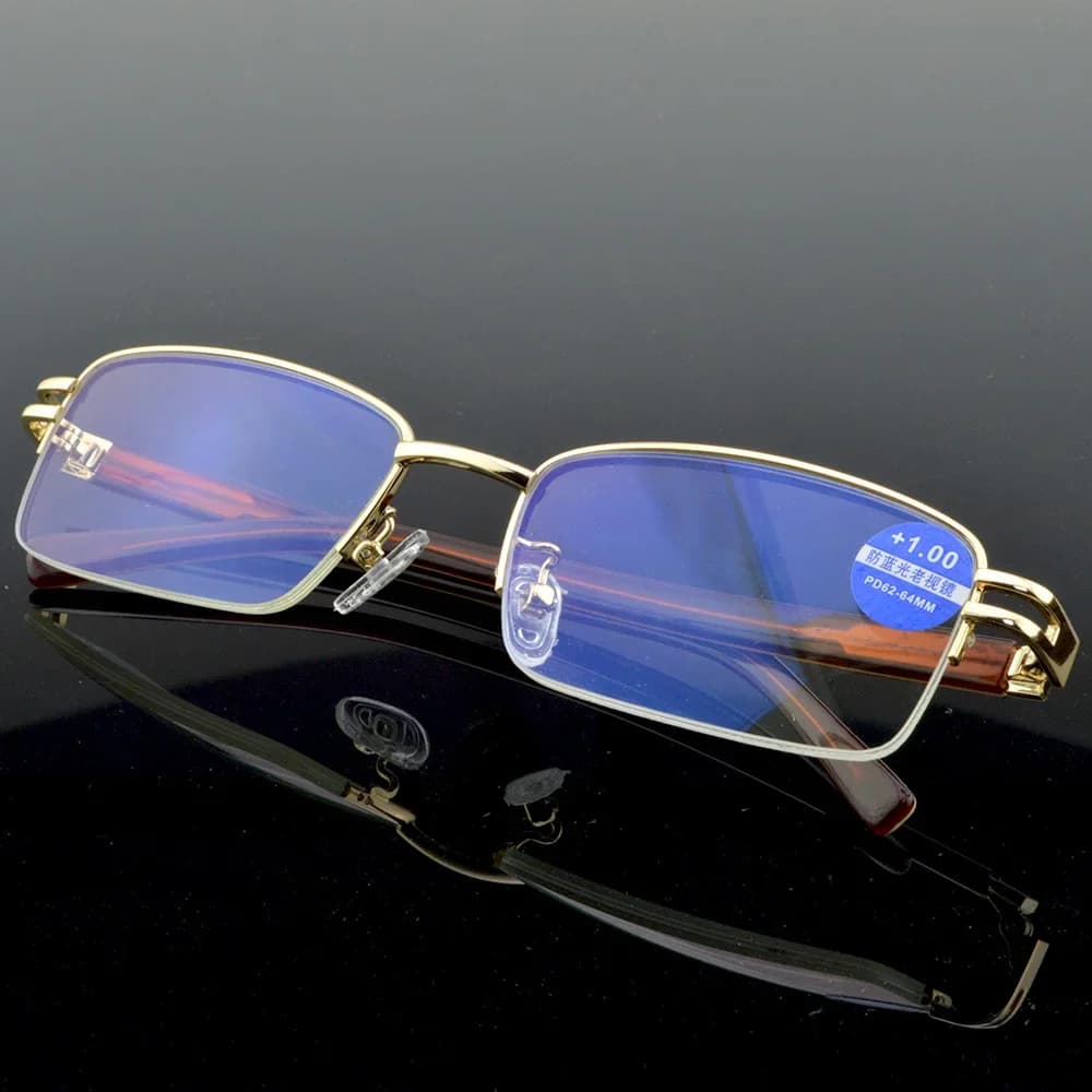 Lunettes de lecture de luxe ultralégères en alliage de titane pour hommes, affaires, + 0.75, + 1.00,
