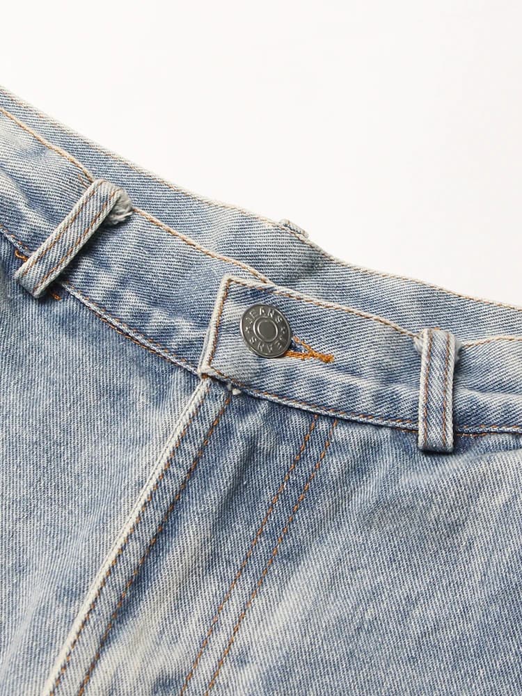 TWOTWurea-Short en denim YLE pour femme, culotte courte sexy, taille haute, patchwork, décontracté, 