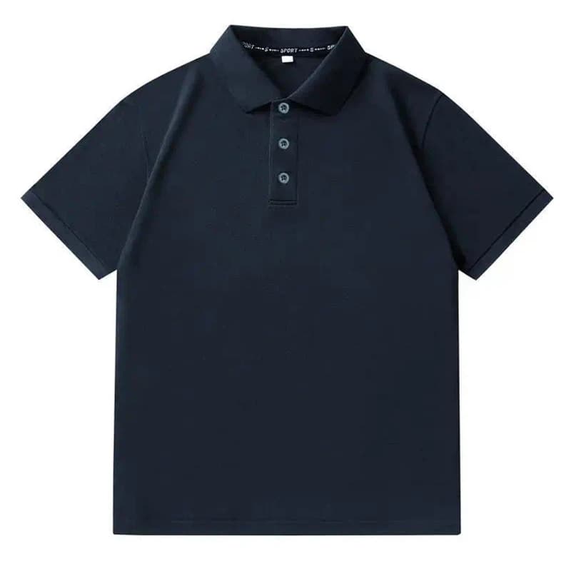 Hommes grande taille Polo surdimensionné 6XL 7XL été à manches courtes t-shirts noir ample homme che