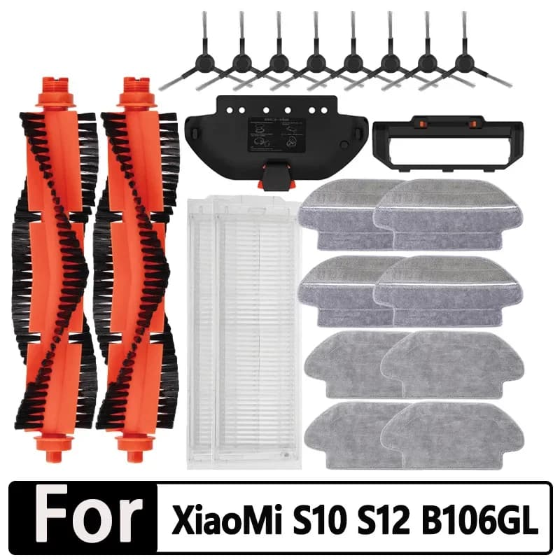 Compatible pour aspirateur Robot Xiaomi S10 S12 B106GL / Mop 2S XMSTJQR2S, pièces de rechange, acces