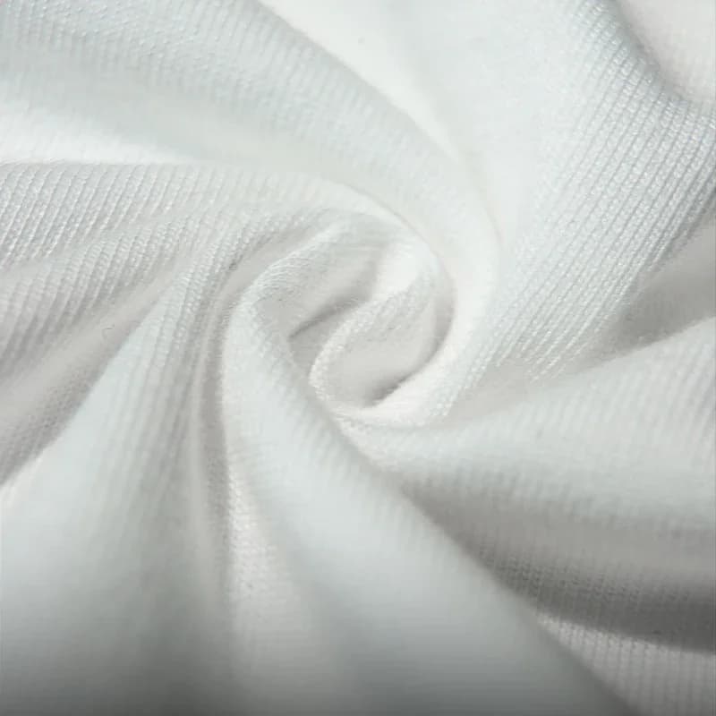 T-shirt Basique à Manches Longues Maden pour Femmes Col Rond Tops en Coton Coupe Lâche Couleur Unie 