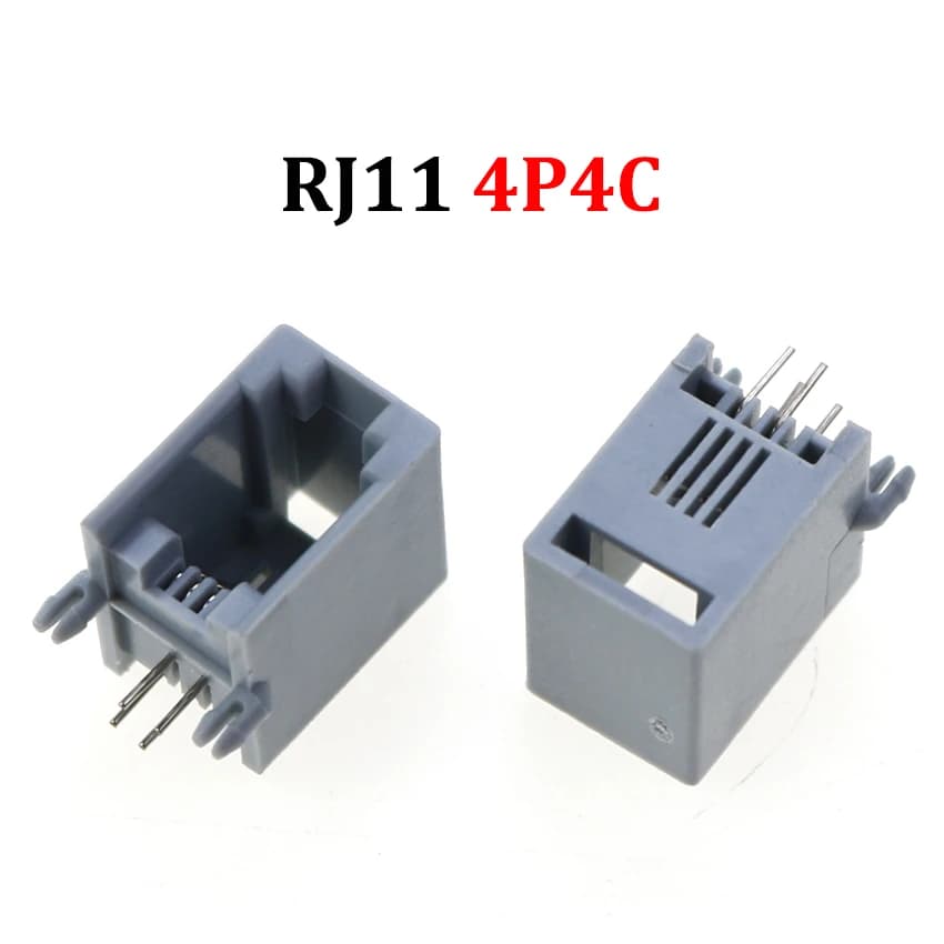 Cltgxdd 10 pièces RJ11 RJ12 RJ45 prise téléphonique broche incurvée 4P4C 6P6C 8P8C connecteur Jack f