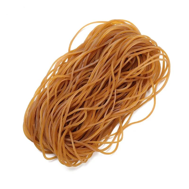 50/100 pièces 102*1.4mm grand élastique de haute qualité extensible robuste jaune anneaux en caoutch