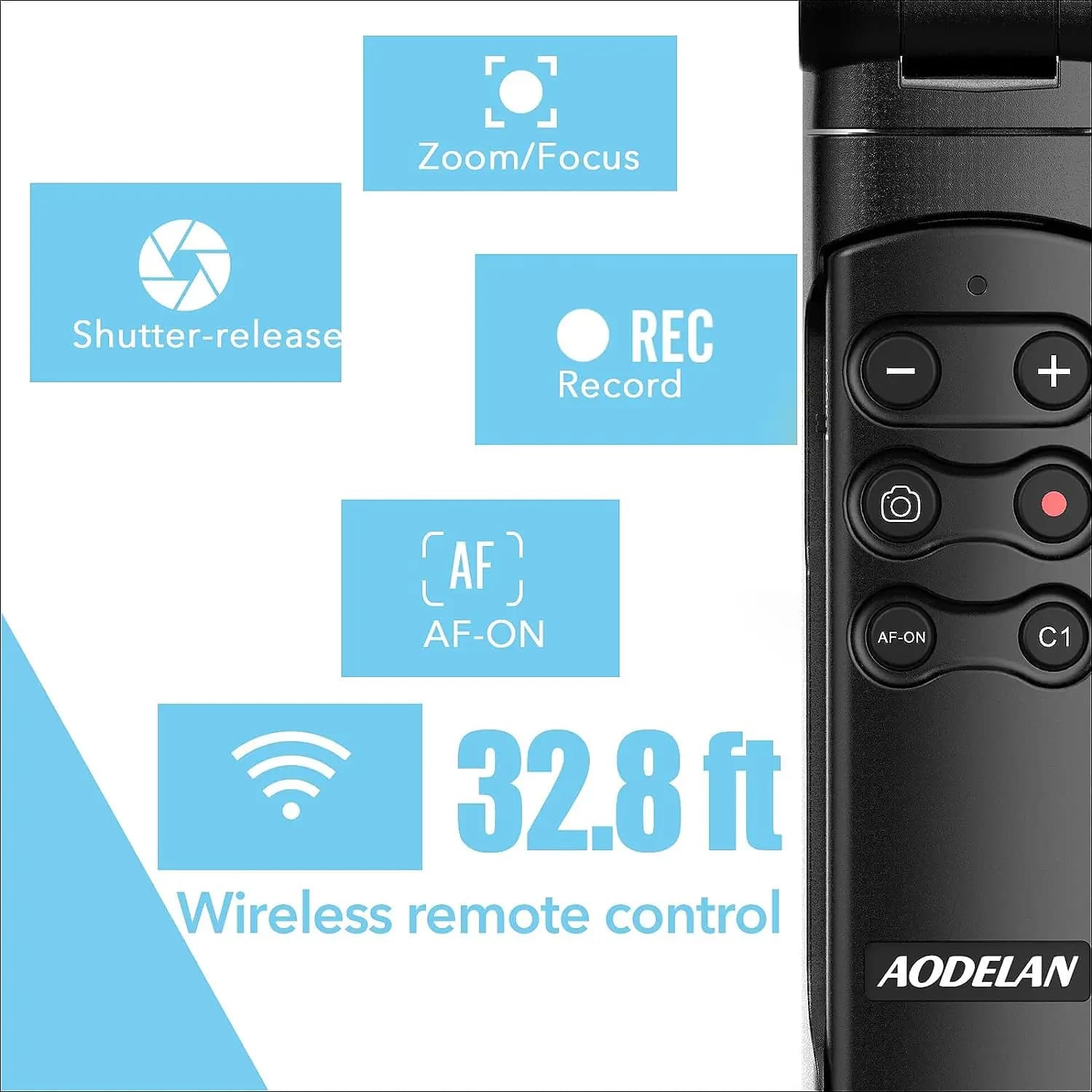 AODELAN trépied de prise de vue sans fil pour Sony avec télécommande d'appareil photo pour toujours,
