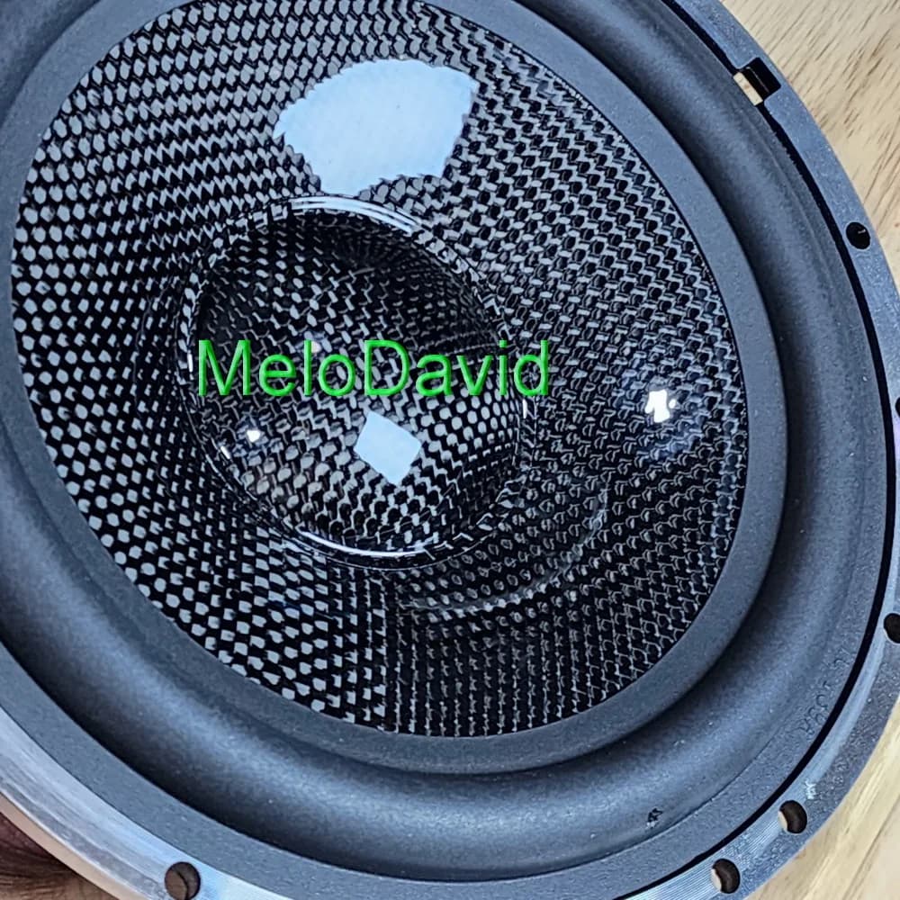 Caisson de basses audio de voiture MeloFC CF6, midbass, 4ohm, 100W, paire = 2 pièces