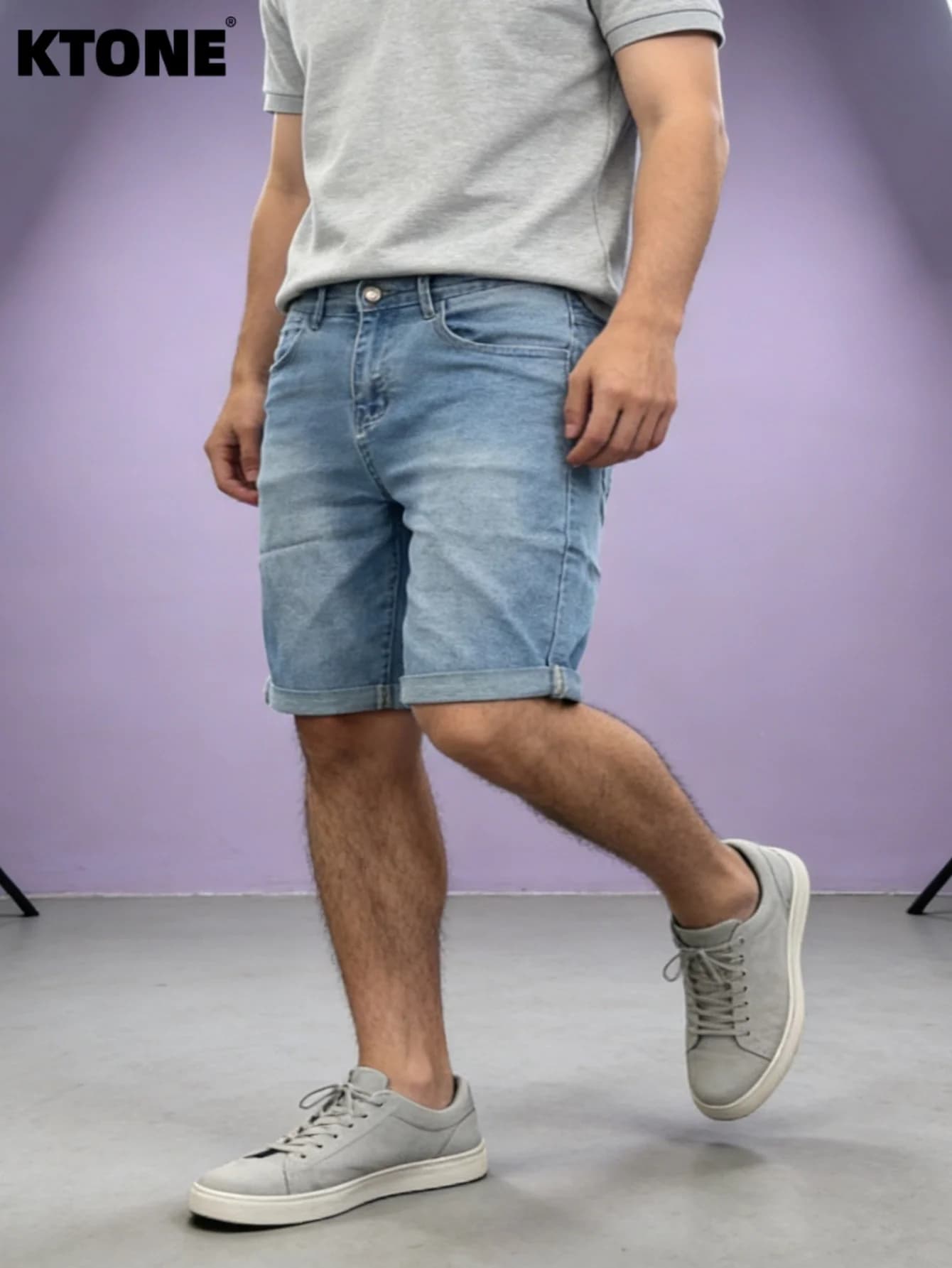 Shorts en jean bleu slim Y2K, style rétro léger, pour les rendez-vous, original, pour homme, sans ac
