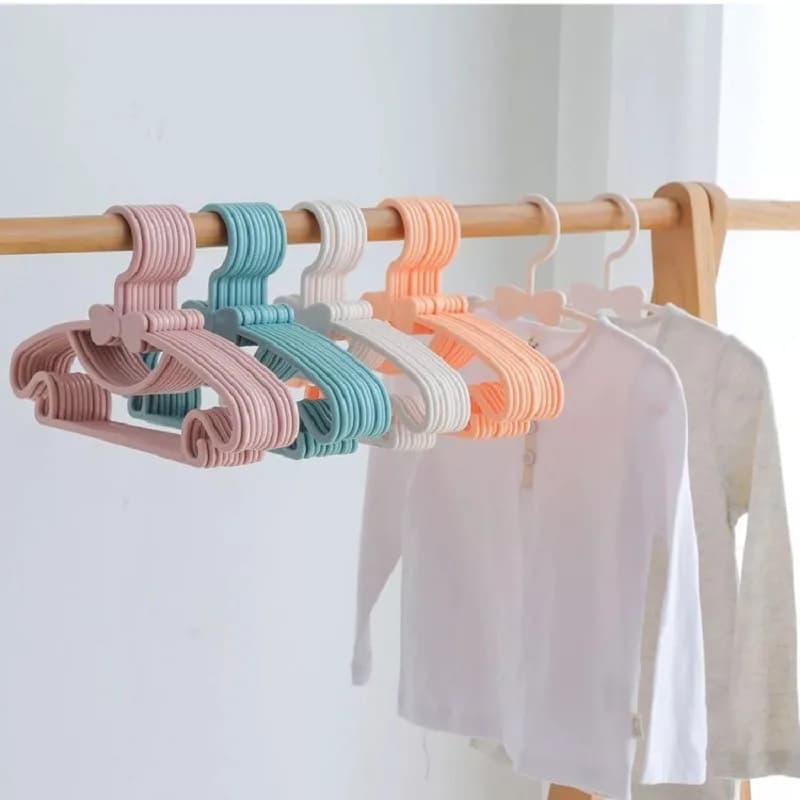 Porte-vêtements en plastique pour bébé, 5/10/20 pièces, Portable, affichage de serviettes, écharpes,