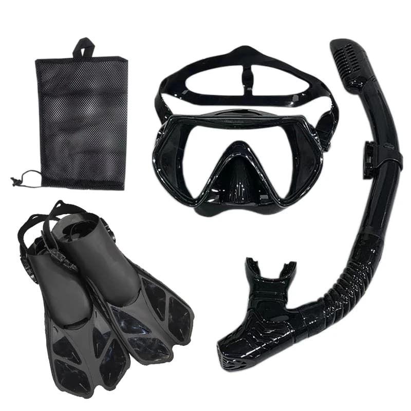 Masque et lunettes de plongée avec tuba, ensemble de tubes de natation pour adultes, unisexe