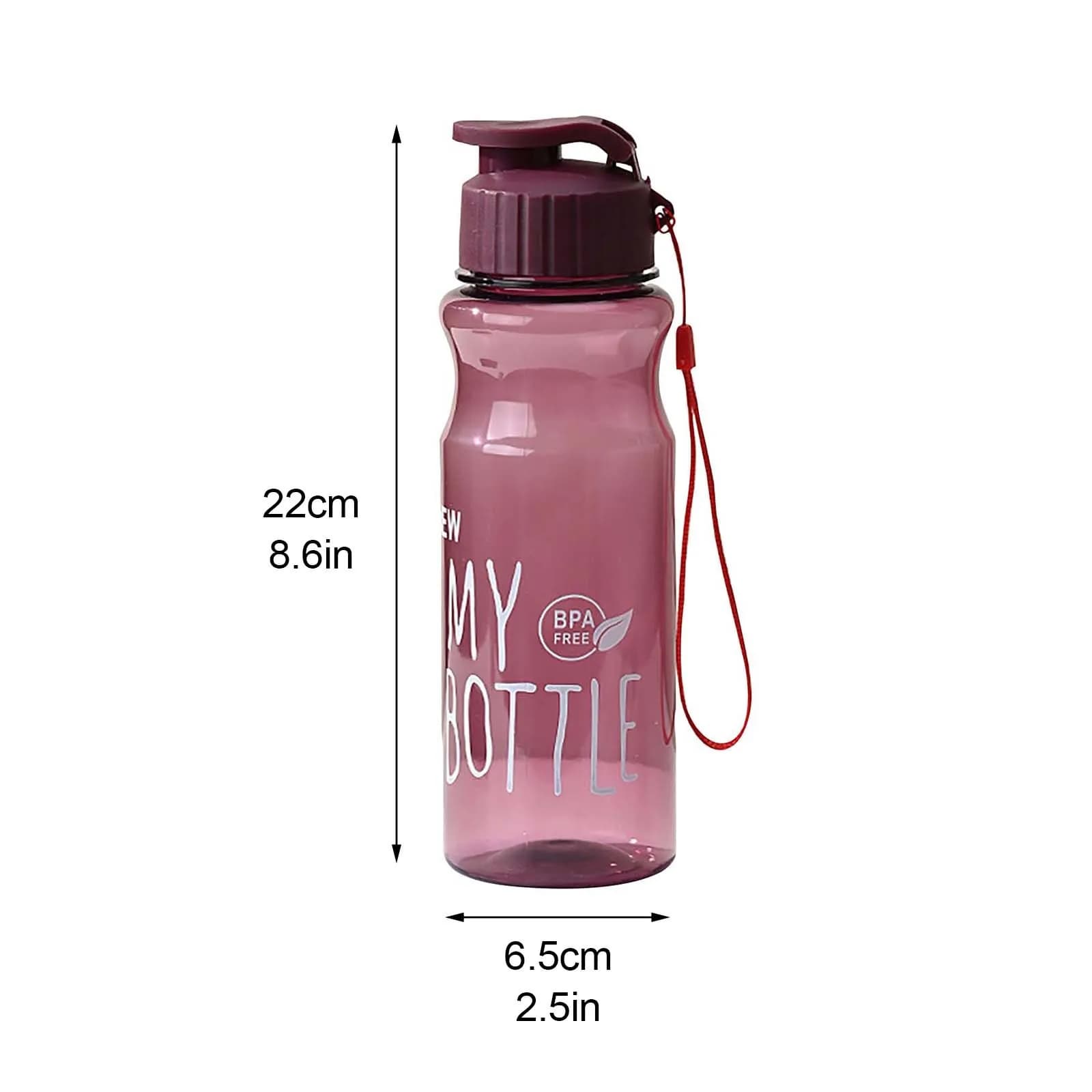 Bouteille d'eau créative pour hommes et femmes, 1 pièce, bouteille d'eau de sport, grande capacité, 