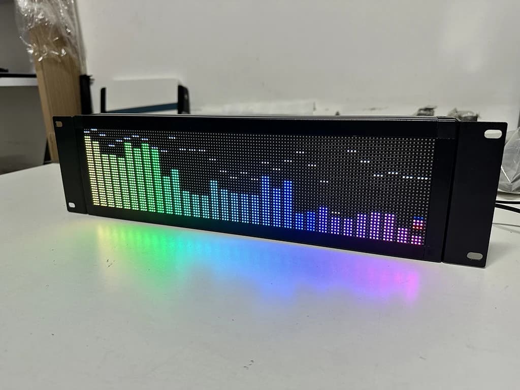 Moniteur audio stéréo professionnel AS1000, affichage de musique, moniteur, armoire 3U, RVB 514-up, 