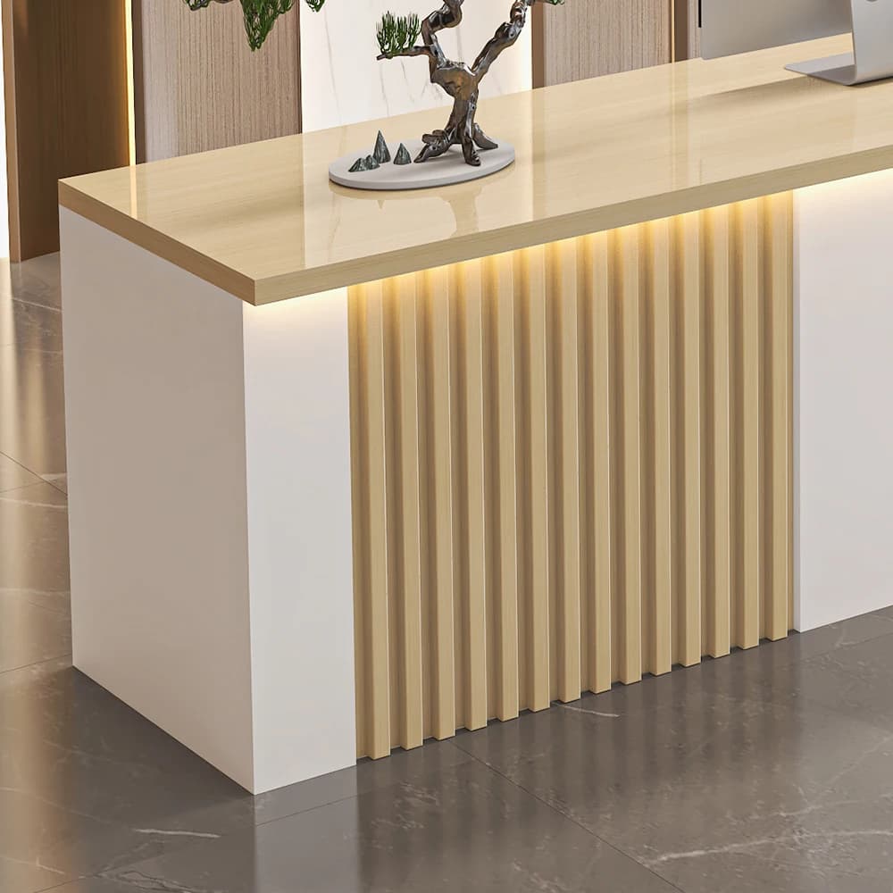 Esthétique élégant comptoir de Bar armoire moderne délicatesse nordique Simple bureaux de réception 