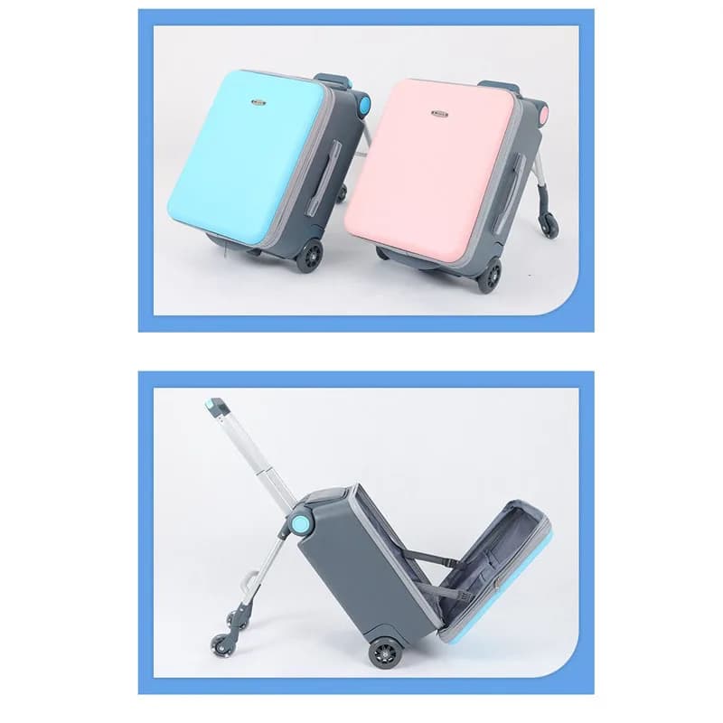 Valise de voyage pour poussette pour enfants, équitation et assise, coffre multifonction étanche et 