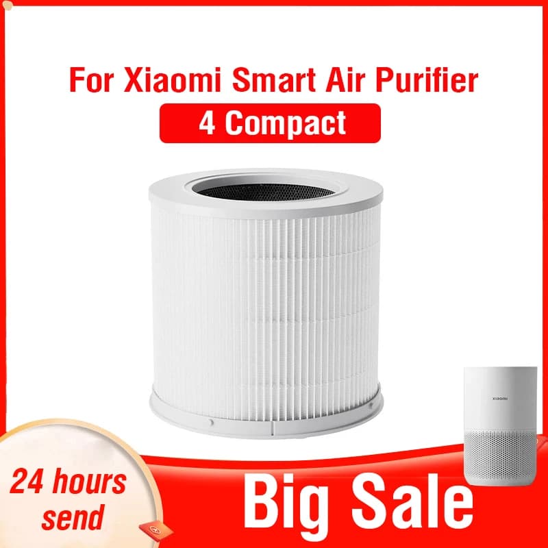 Filtre HEPA PM2.5 4 Compact, Filtre au charbon actif 4 Compact pour purificateur d'air intelligent X
