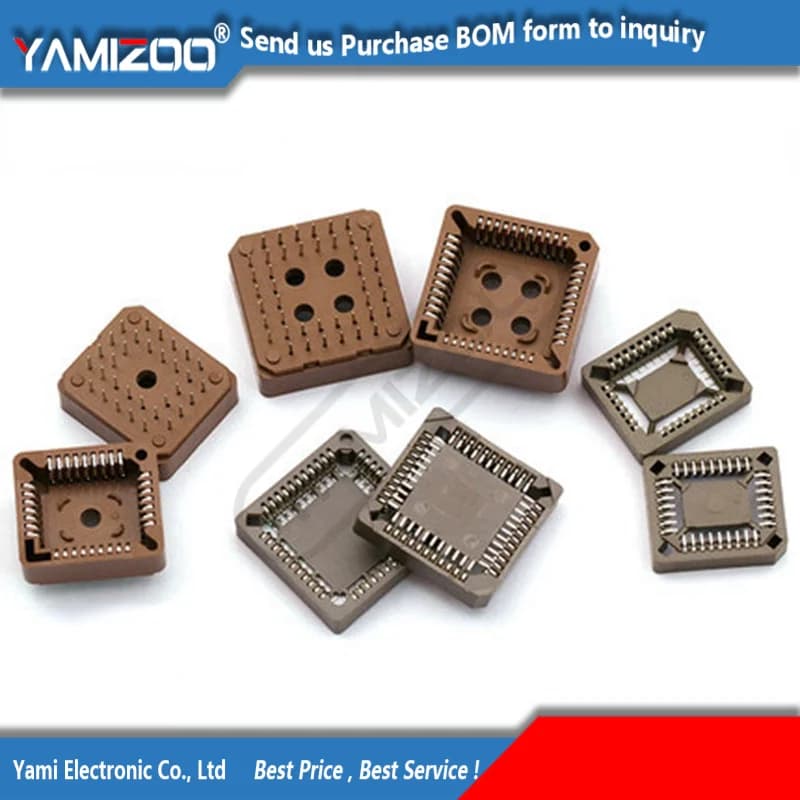 Adaptateur de prise IC PLCC, PLCC32, PLCC44, PLCC68, PLCC84, SMD, DIP, 10 pièces