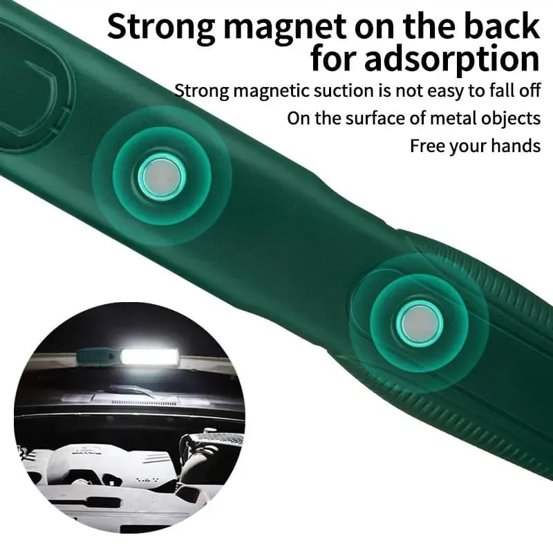 Torche LED COB, lampe de travail Portable pour réparation automobile, lanterne de Camping Rechargeab
