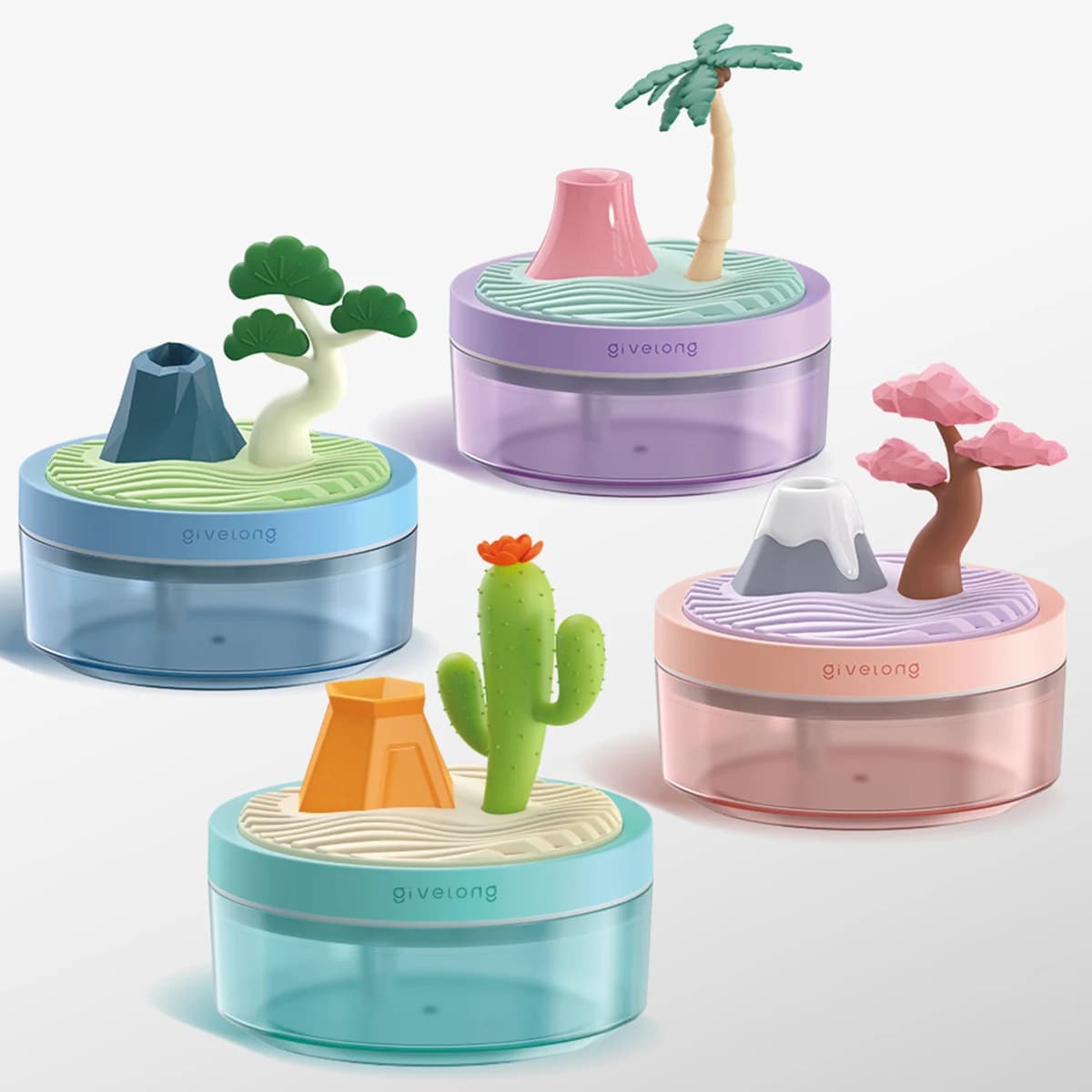 Humidificateur d'air de paysage, petit Spray d'hydratation, silencieux, pour chambre à coucher, bure