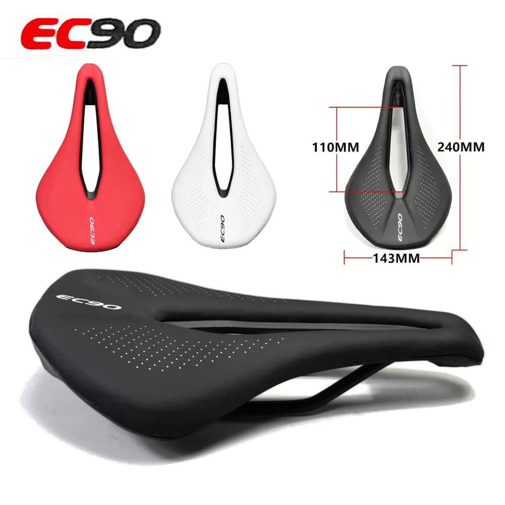 EC90 selle EVA selle de vélo creuse selle de vélo de route confortable conception ergonomique selle 