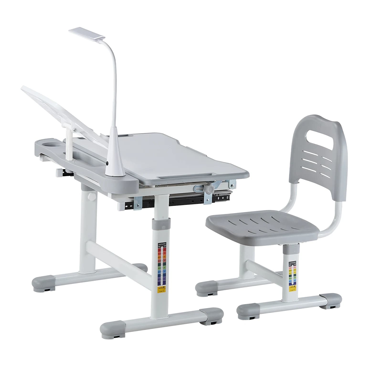 SucceBuy Ensemble chaise et bureau d'étude pour enfants Bureau d'étude et chaise pour enfants avec l