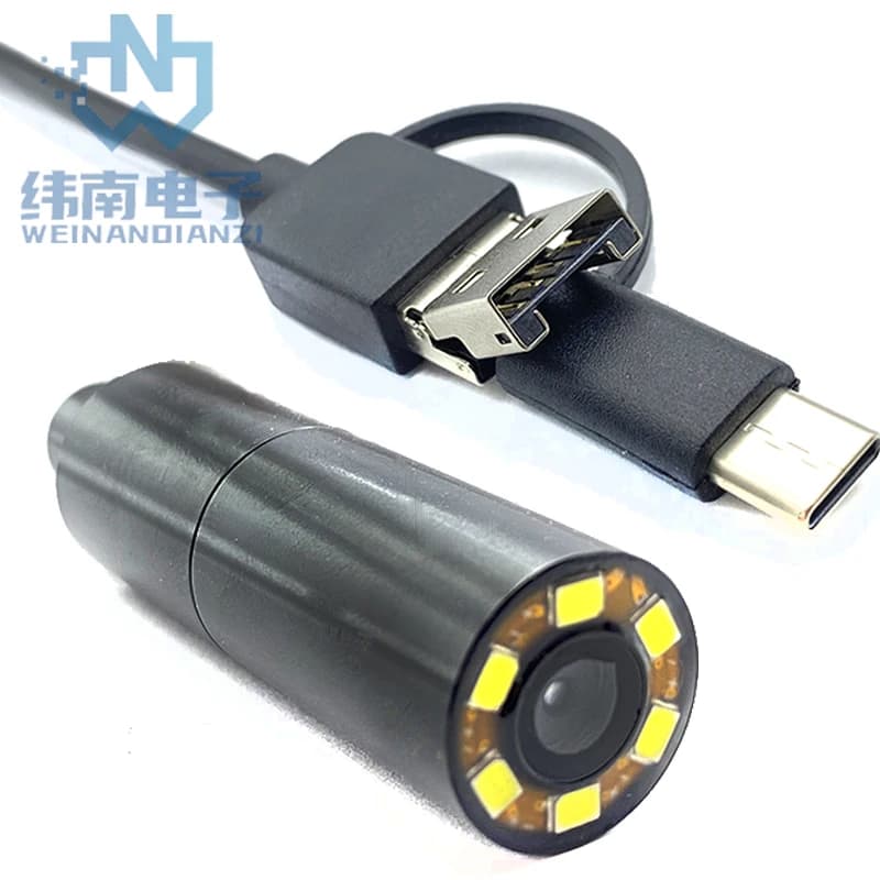 Module de caméra endoscopique USB OEM 12MP 4K à autofocus, microphone numérique, lumière LED, boîtie