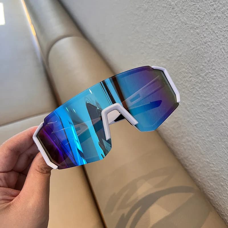 1/2 pièces lunettes de soleil de cyclisme femmes UV400 Anti-sable protecteur des yeux lunettes de so