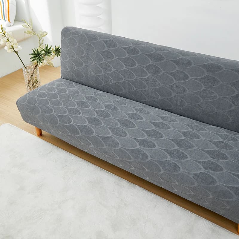 Housse de canapé-lit jacquard imperméable tout compris, housses de canapé futon extensibles, protect
