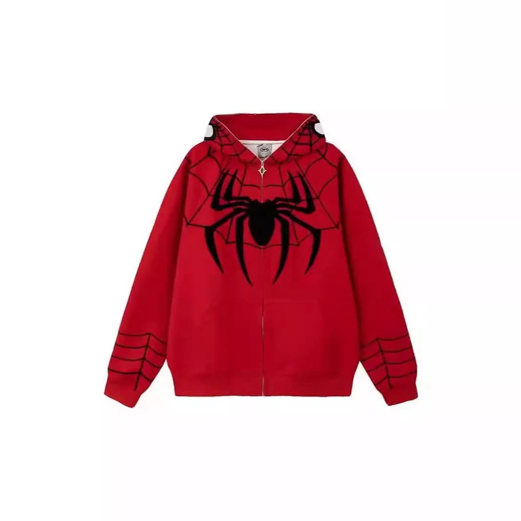 MARVEL Spider Man vêtements d'extérieur hommes femmes mode rue Hip Hop sweat amoureux automne hiver 