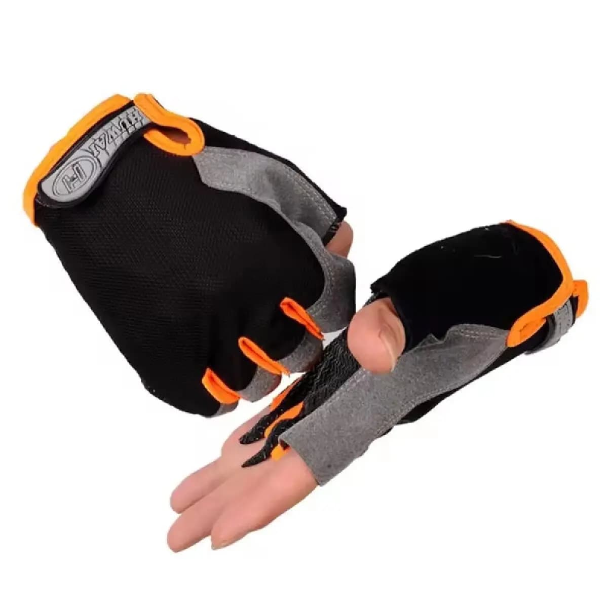 Gants de cyclisme antidérapants, respirants, demi-doigts, pour vélo vtt, mitaines de Sport, gants de