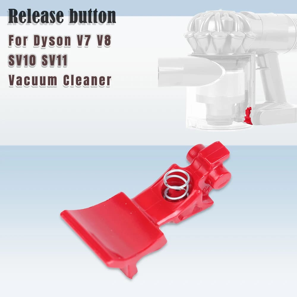 Bouton de verrouillage du bac à poussière de remplacement pour aspirateur Dyson V7 V8 SV10 SV11, ver