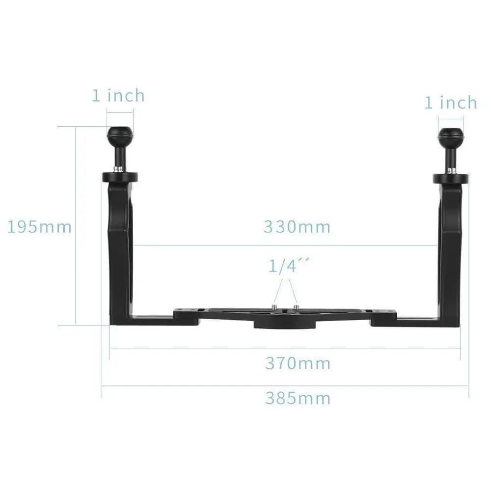 Support de trépied flottant en fibre de carbone pour GoPro 13, pince à beurre, bras d'extension, app