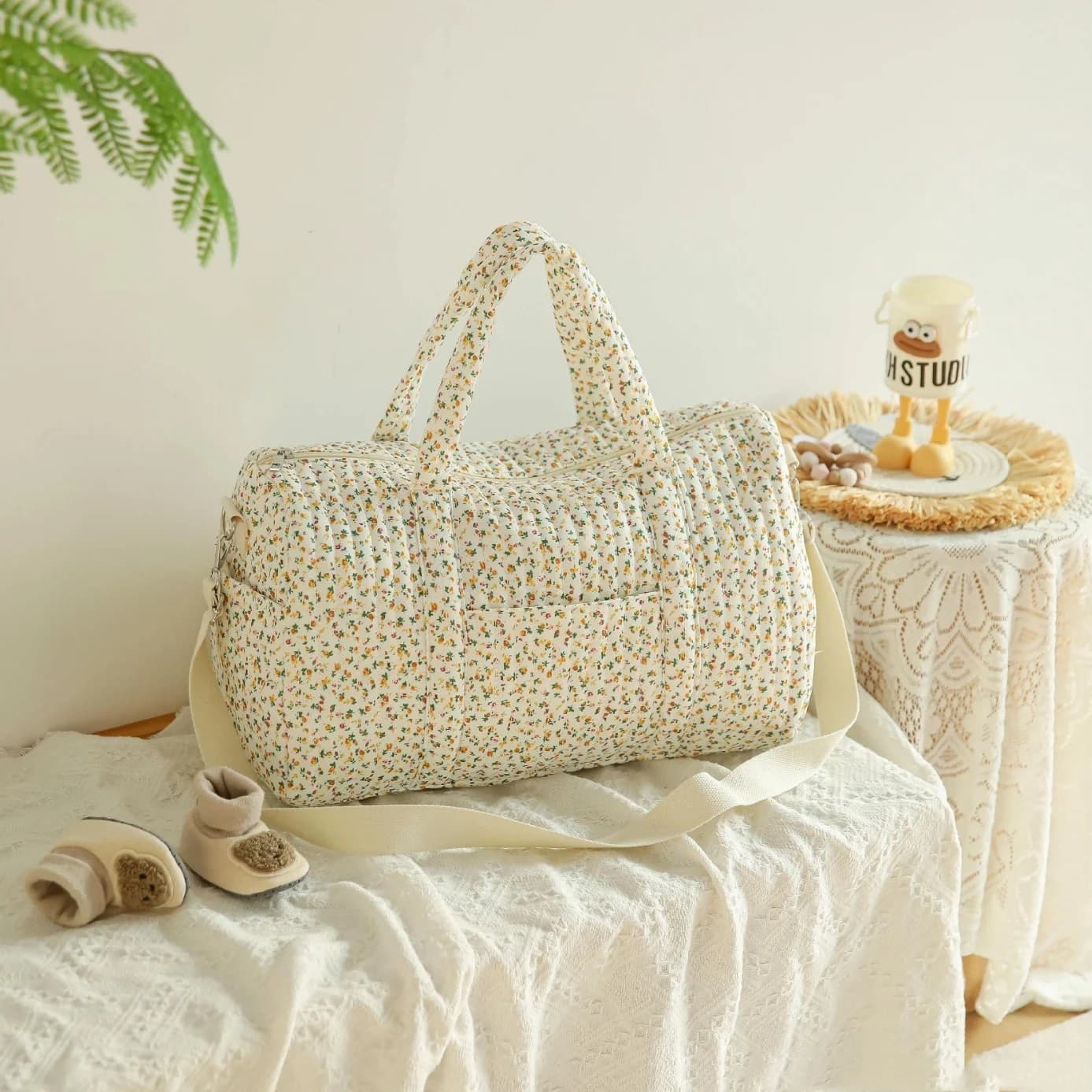 Sac de maman de grande capacité, fourre-tout de voyage pour femmes, sac à couches pour bébé, sac à b