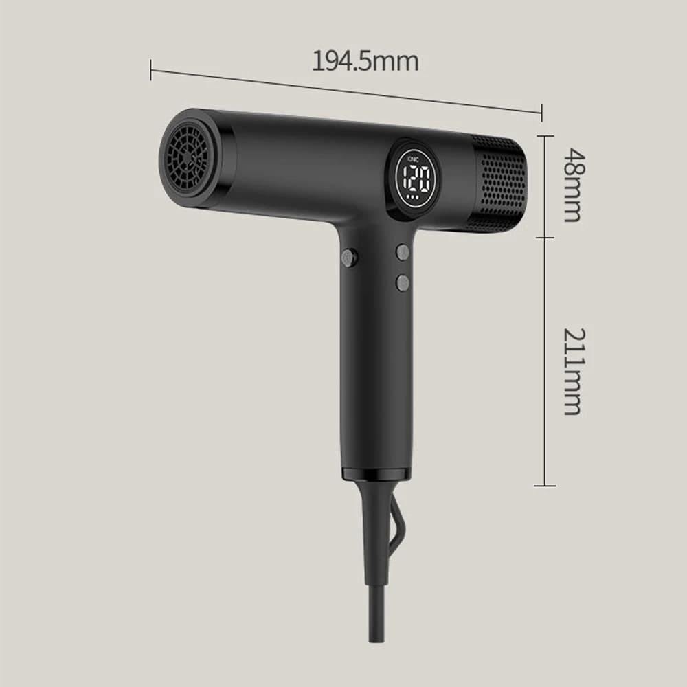 110000 Sèche-cheveux professionnel RPM, sans balais, Ions négatifs, 1800W, puissant, à faible bruit,