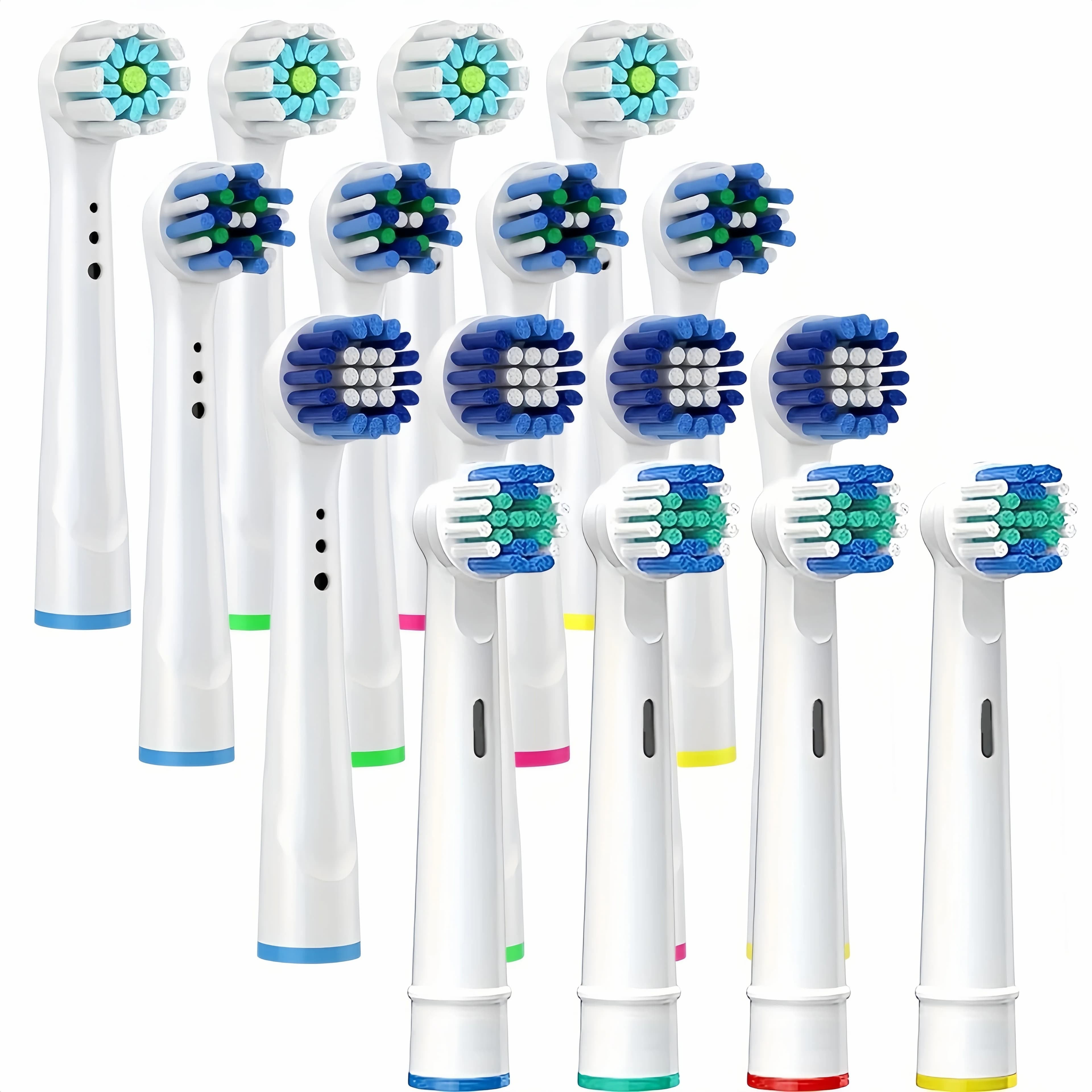 Têtes de brosse à dents de rechange, 4/12/16 pièces, compatibles avec oral-b Braun, têtes de brosse 