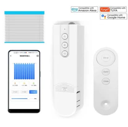 Moteur intelligent pour stores et volets roulants électriques USB Wi-Fi, compatible avec l'applicati
