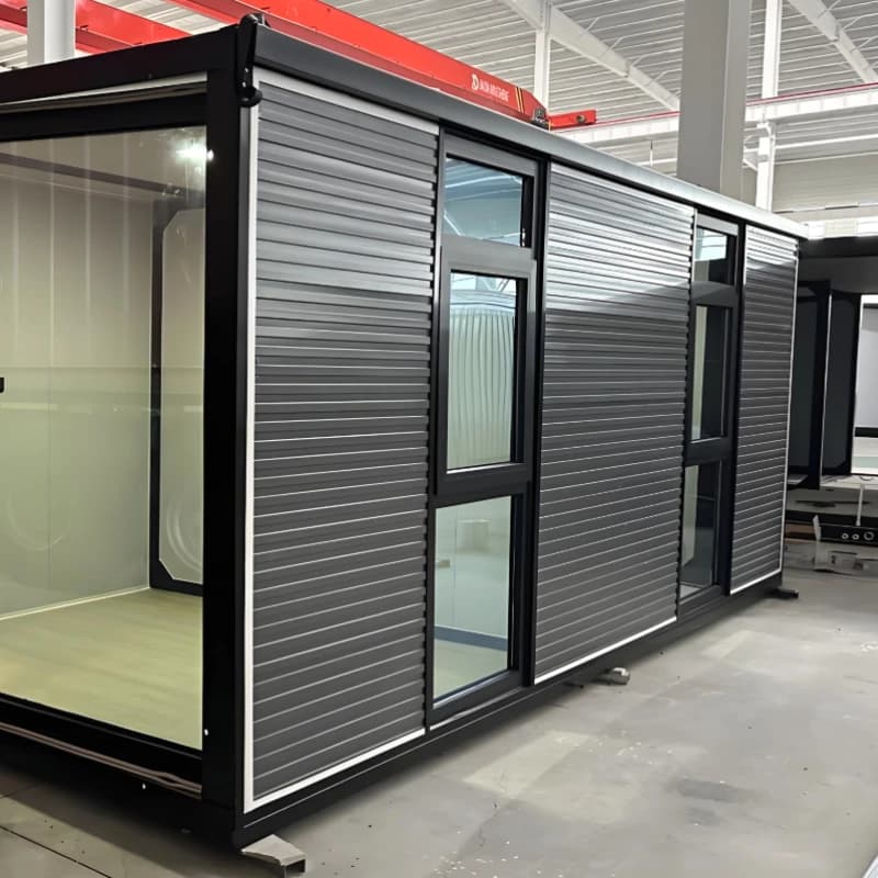 Maison de conteneur de haute qualité, petite maison de conteneur extensible de luxe, Villa préfabriq