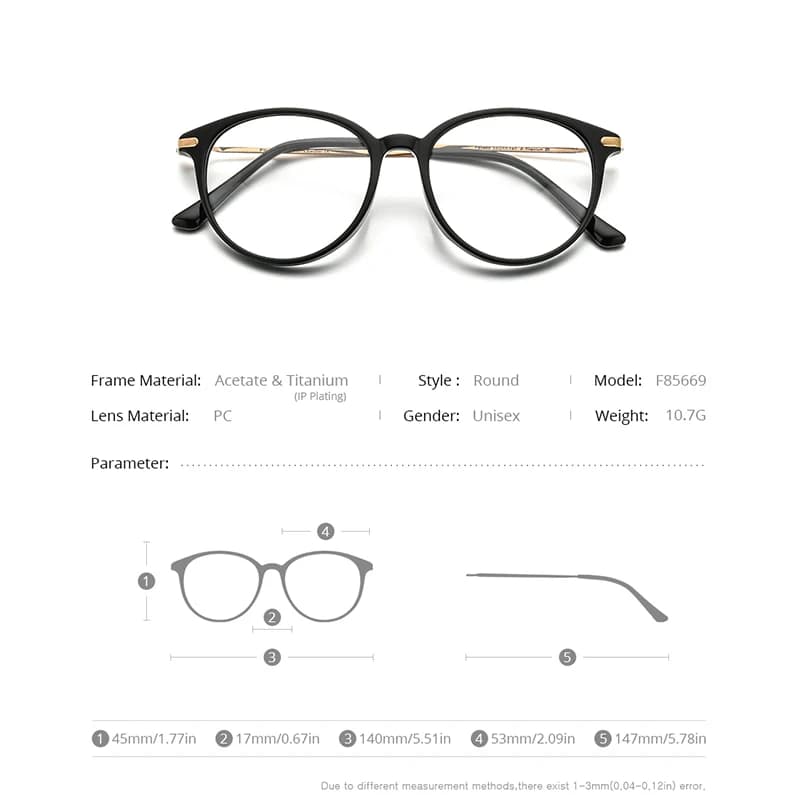 FONEX acétate titane lunettes cadre femmes marque Design Vintage rétro rond lunettes hommes lunettes