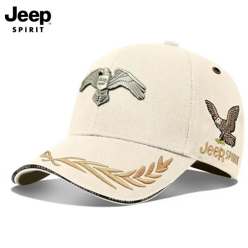 JEEP Jeep Casquette de baseball pour hommes, chapeau de protection solaire nouveau style, chapeau de