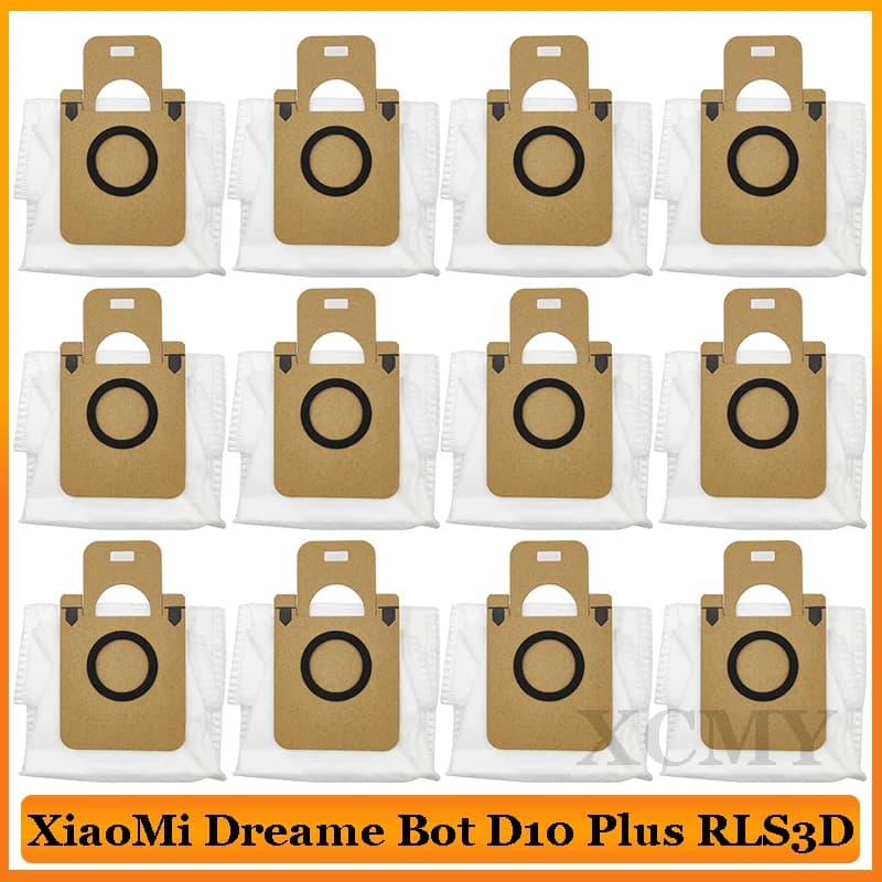 Accessoires de sac à poussière pour aspirateur Robot XiaoMi Dreame Bot D10 Plus RLS3D, poubelle de r