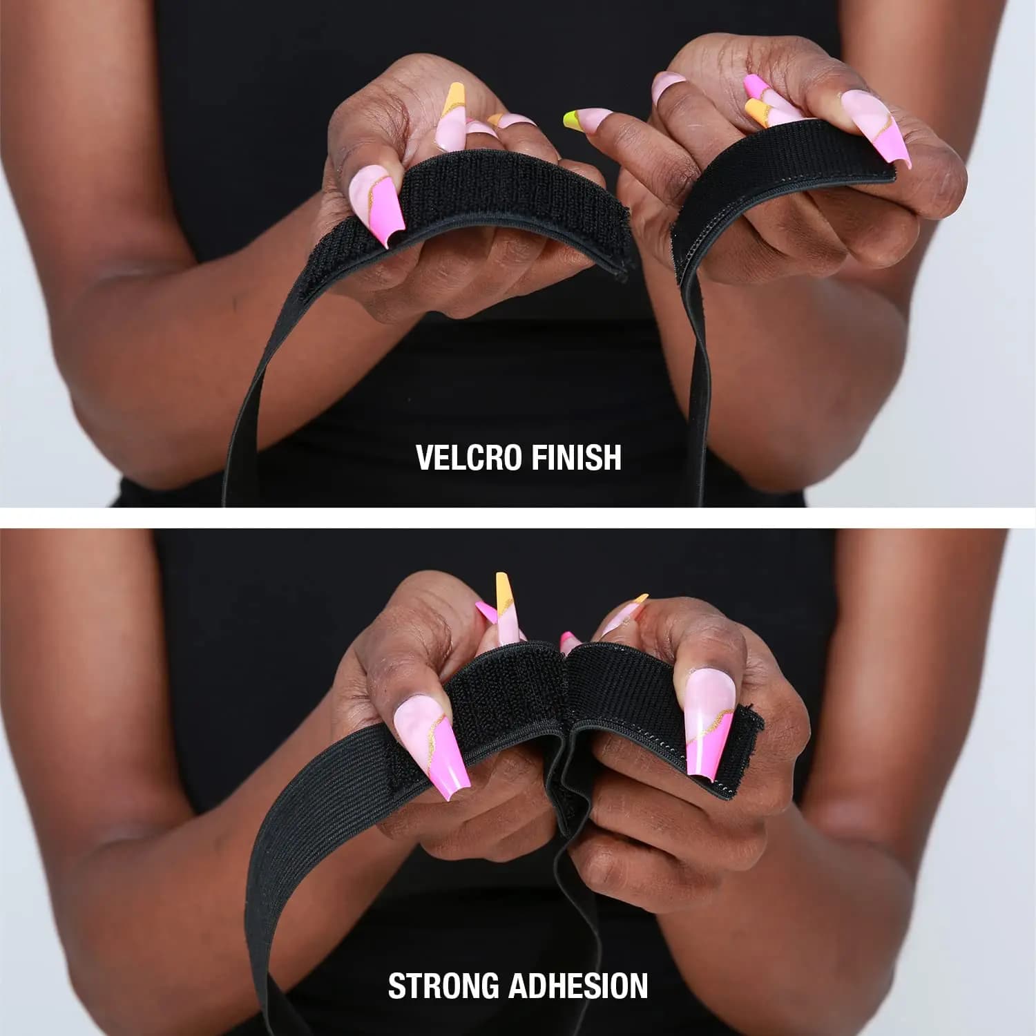 Bandes élastiques de fusion en dentelle, 3 pièces, bandeaux de perruque réglables pour la pose front