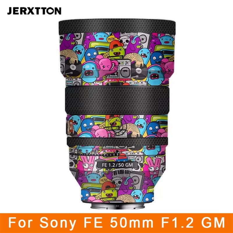 Film de protection adhésif anti-rayures en vinyle pour objectif d'appareil photo Sony FE 50 F1.2 GM,