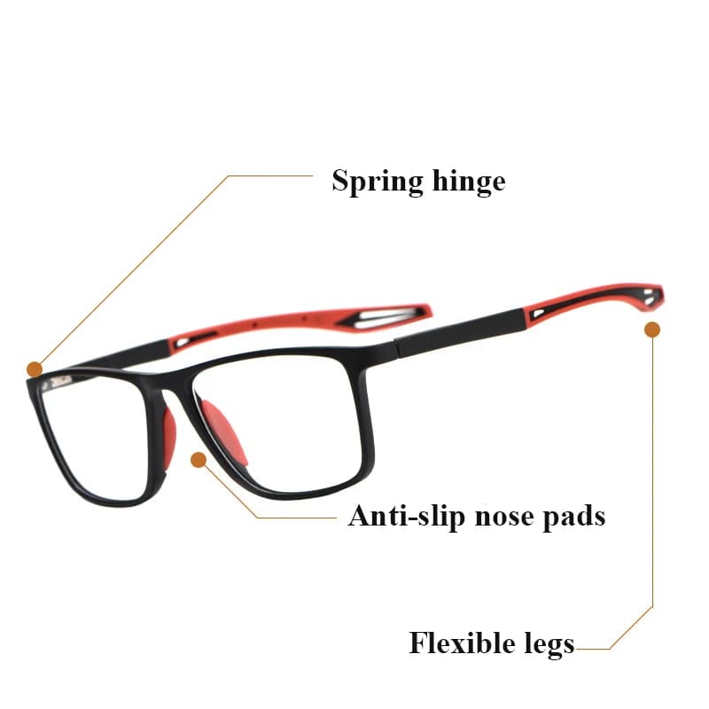 TR90 lunettes cadre hommes basket-ball extérieur ultraléger lunettes 2022 sport pleine jante myopie 
