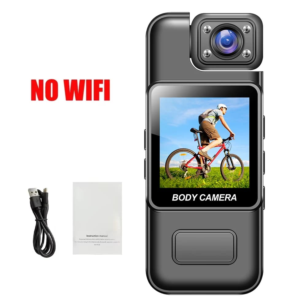 Ultra HD 4K WiFi Mini caméra Portable enregistreur vidéo numérique Police corps caméra infrarouge Vi