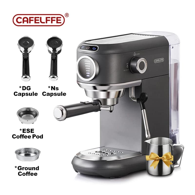 Machine à café Cafelffe 4 en 1, compatible Dolce Gusto, Nes Capsule, Espresso Maker, ESE Pod, café m