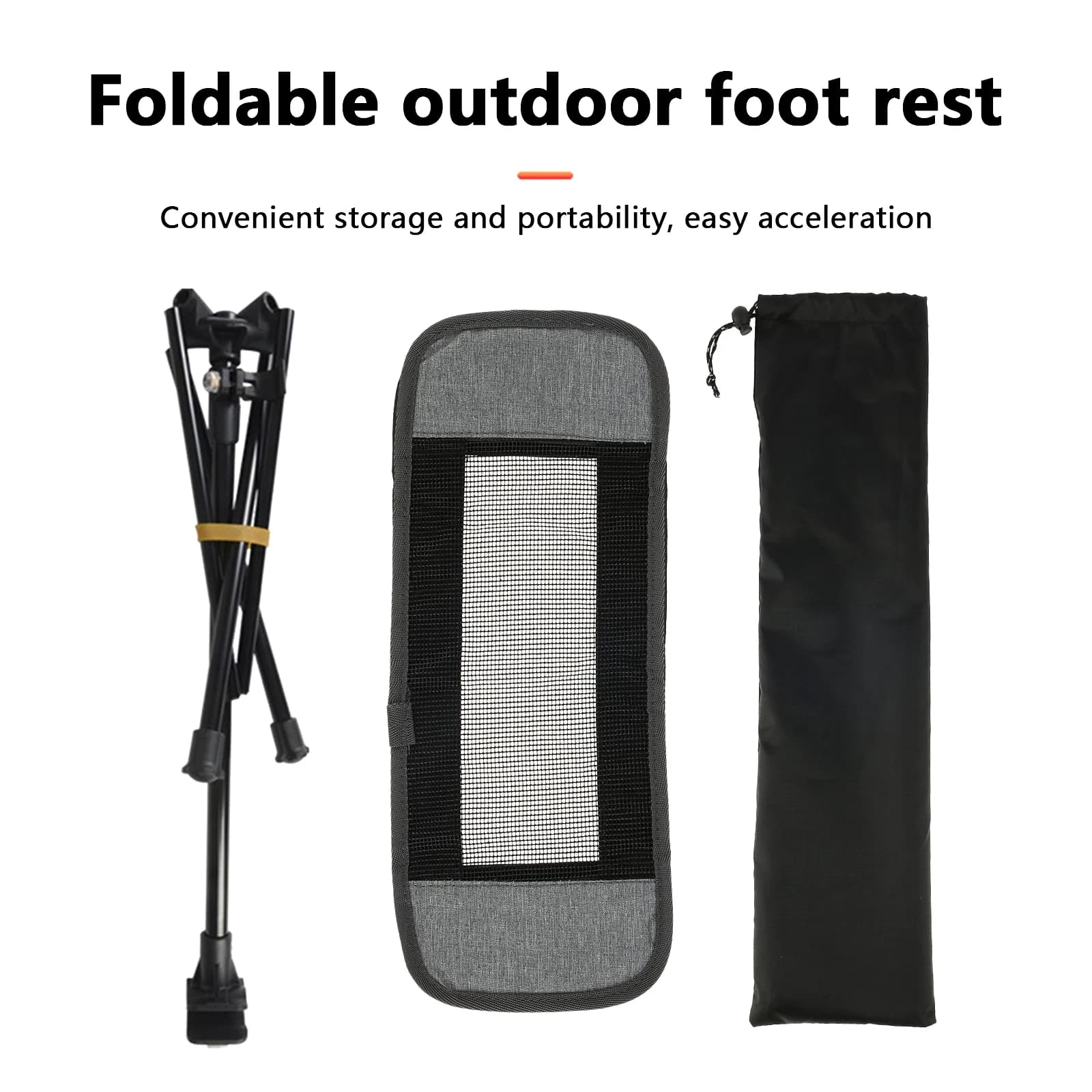 Chaise portable d'extérieur pliable, repose-pieds de camping, chaise inclinable, chaise lunaire, rep