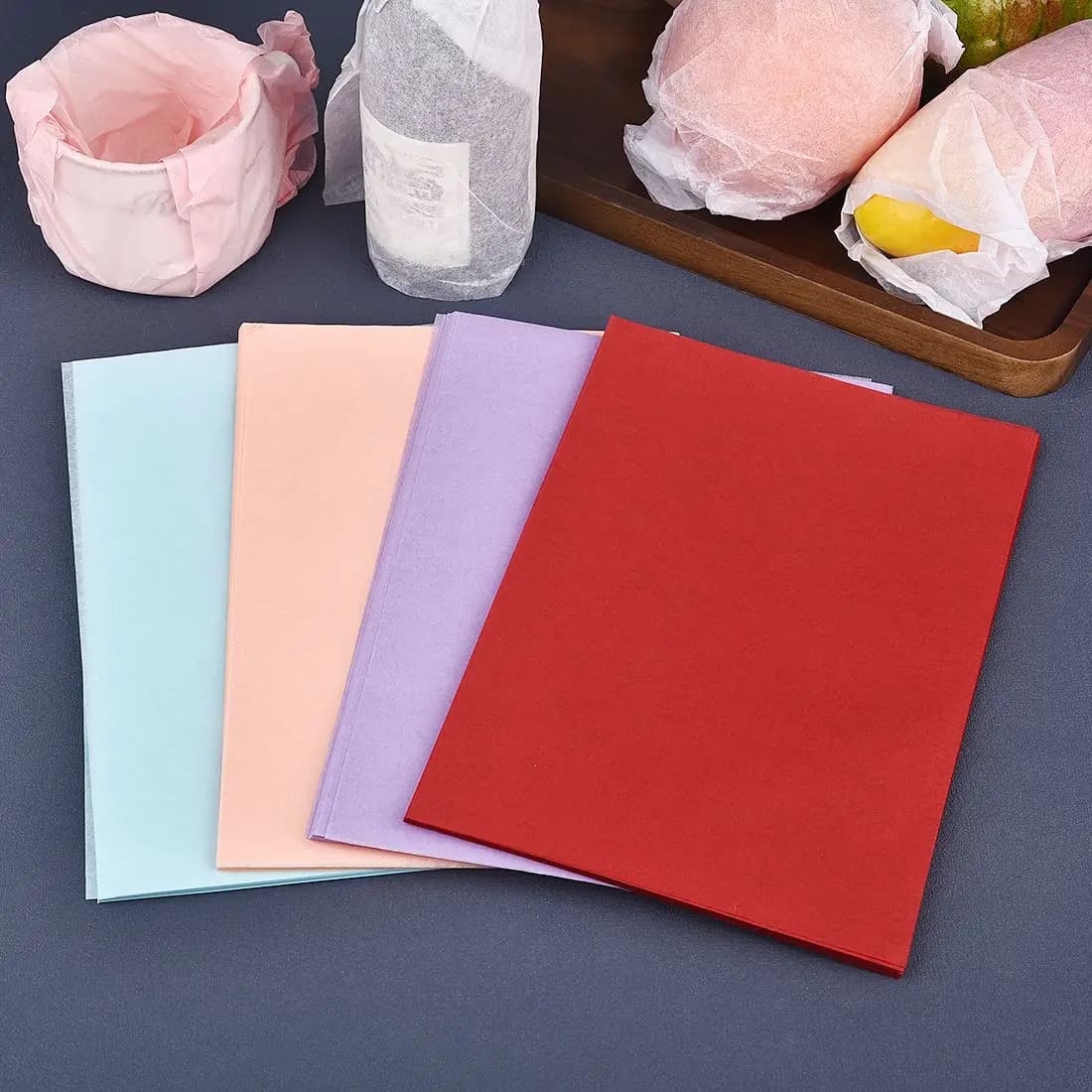 Papier de soie doublure 100 pièces A4/A5 pour vêtements chemise chaussures bricolage à la main trans