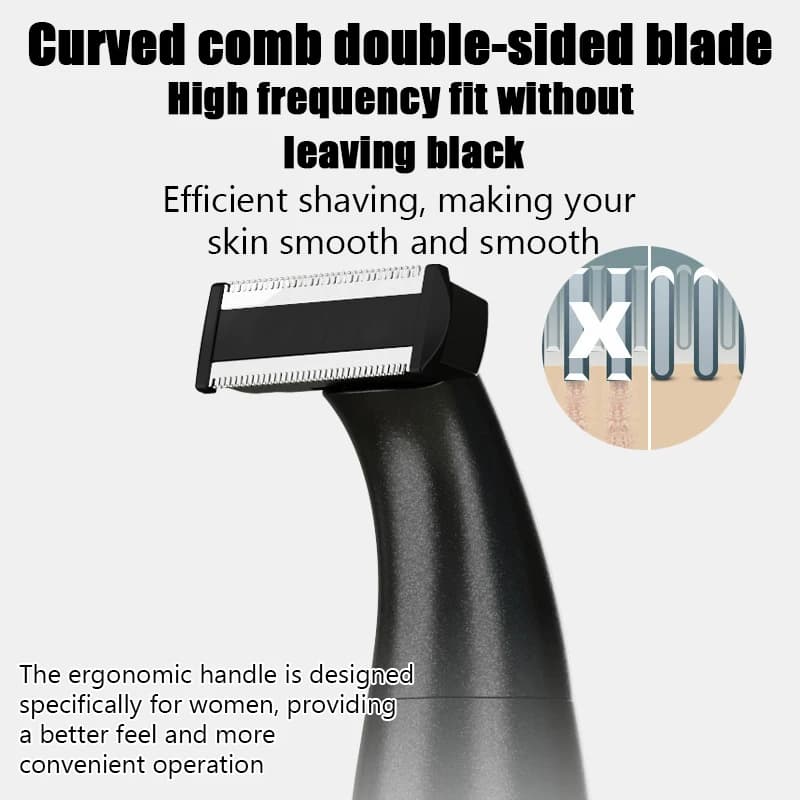 Zone intime coupe de cheveux rasoir de précision hommes ligne de Bikini boules de rasoir sensibles o