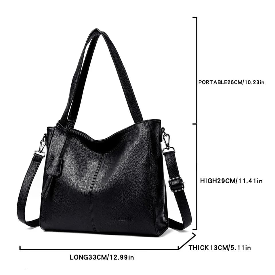 Véritable marque Top qualité en cuir Sac fourre-tout décontracté sacs à Main de luxe femmes sacs con