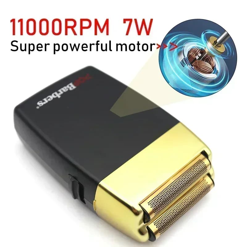 11000 tr/min POP barbiers P620 tondeuse à barbe électrique professionnelle pour hommes rasoir à Doub