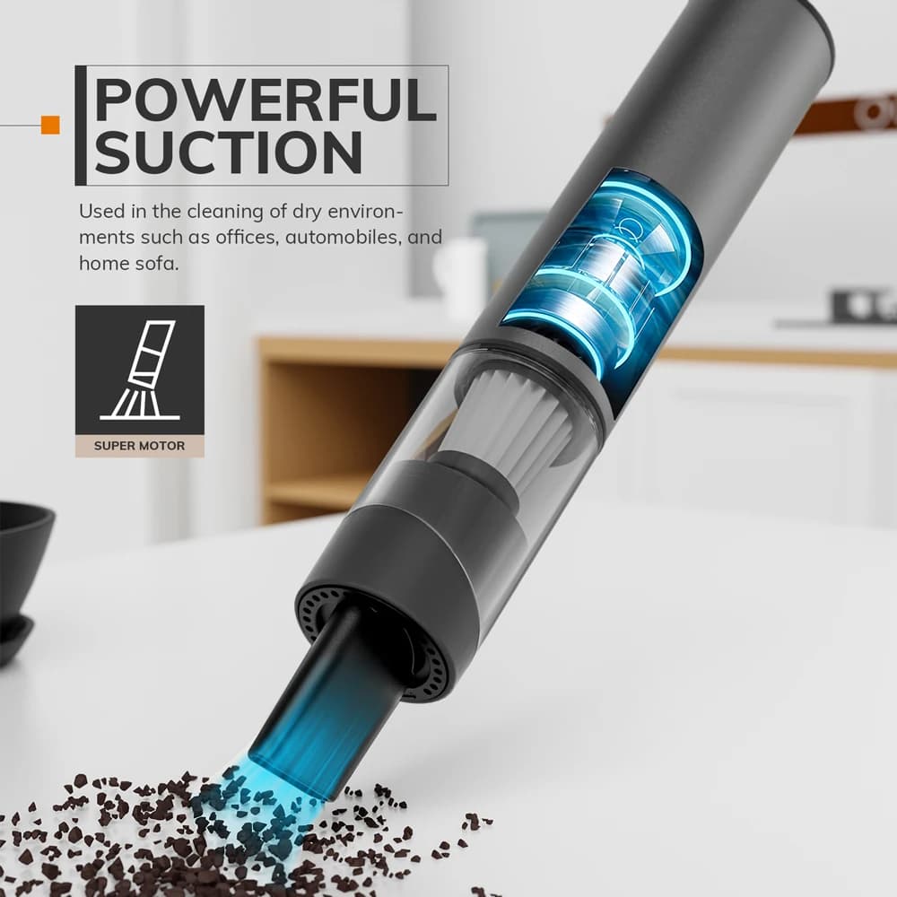 Aspirateur pour ordinateur Portable sans fil, Rechargeable par USB, pour voiture, Mini & Cool Model-