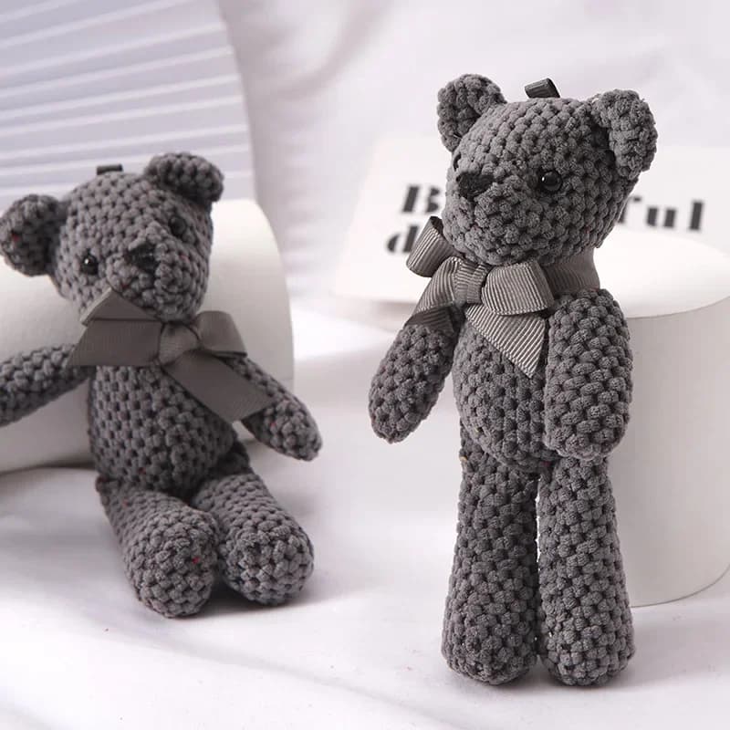 Ours en peluche ananas doux de 16cm, Mini ours en peluche, poupées, petit cadeau pour fête de mariag